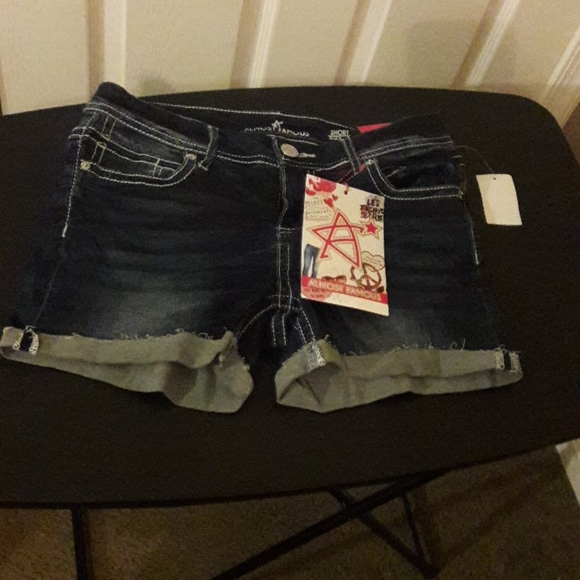 Almost Famous Pants - Almost Famous Junior Denim Shorts